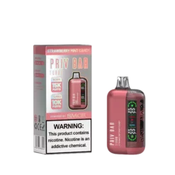 Priv Bar Turbo Strawberry Mint Candy